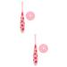 Minkissy 2st toothbrush toothbrush childrens toothbrush baby accessories toys for children baby suits toddler accessories baby supply portable detergent cleaning brush travel stk pink 1 piece (1 Pack) rosax2stk