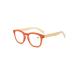 Fashion Reading Glasses for Women Men Lightweight Wooden Temples Readers Anti Eyestrain Eyeglasses (Color : Red Size : 1.5x)