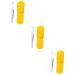 Beaupretty 3 Sets Stainless Steel Nose Hair Clip Nasal Hair Clip Portable Nose Hair Cutter Nose Hair Remover Nose Hair Clippers Nasal Clippers Nasal Hair Tweezer Trimming Tool for Brow 9.8x2.9cmx3pcs Yellowx3pcs