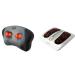 Homedics massage cushion Shiatsu massage with gentle warmth & shiatsu foot massager electrical - massage device for feet including 18 massage heads deep -effective foot care with wellness heat function white bundle with foot massage device