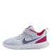 NIKE Revolution 5 Gym Shoe 23.5 EU Football Grey Purple Pulse Fireberry White
