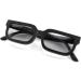 London Mole Glasses | Icy Rectangular Reading Glasses for Men & Women | Stylish Unisex Cool Readers with Spring Hinges - 1.0x Magnification - Buy Online on GoSupps.com