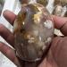 1pc Natural Pink Flower Shape Cherry Blossom Agate Palm Stone for Gift 500-600g Stone Mineral Specimen - Buy Online on GoSupps.com