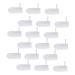 Frcolor 1 set 18 pieces gauze-fingerlings toddler milk mouth from baby gauze toothbrush finger toothbrush toothbrush gauze for oral hygiene infant tooth cleaner clean bite ring