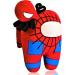 Pappy Spiderman Toys 25cm Among Us Plush Toys Superhero Toys Marvel Toys Among Us Cuddly Plushies Marvel gifts Spiderman Boys Toys Superhero Gifts- Kids Toys Roblox Superhero toys Spider man Among Us Spiderman