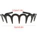 Men Wavy Metal Hairhoop Unisex Wavy Headband Black Spring Wavy Metal Hair Band with Long Teeth Hairhoop Sports Headband Headwear Accessories Black 1pc - Buy Online on GoSupps.com