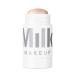 MILK Makeup Mini Highlighter Stick - Hydrating Pigmented Cream  Radiant - Vegan - 0.21 Oz (TURNT - White Gold/Pink Pearl)