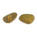 LekLai Eyeglass Nose Pads Nose Pads 1 Pair Metal Nose Pads for Screwing in Eyeglass Repair Nose Pads Eyeglass Nose Pads Gold