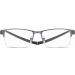 Half-Frame Foldable Magnetic Closure Blue Light Filter Reading Glasses for Men & Women - Anti-Blue Computer Glasses Gray 4.0x - Buy Online on GoSupps.com