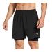 BALEAF Men's 2 in 1 Athletic Running Shorts 5" Quick Dry Lined Workout Shorts with Zipper Pocket Black/Black Medium