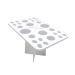 Beaupretty 26 Air Drying Rack Beauty Storage Tools Makeup Brush Holder Makeup Brush Storage Cosmetics Brush medium White