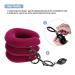 Tkmars Inflatable Neck Support Pillow - Adjustable Cervical Spine Relief for Pain Travel & Office - Unisex Red - Buy Online on GoSupps.com
