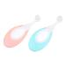 Frcolor 2 pieces children's toothbrush child oral care toothbrush baby brush oral care tool toothbrush toddler toothbrush brisk toothbrush training toothbrush baby toothbrush