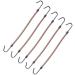 CLSSLVVBN 5 Pieces Elastic Hook Hair Tie Styling Ponytail Holder Lightweight Retro Fashion Hair Cord Bungee Bands Smooth Surface Apricot 3Set - Buy Online on GoSupps.com