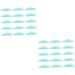 Beavorty 30 Pairs Eyelash Lifting Pad DIY Eyelash Lift Pad Eyelash Perming Pad Eyelash Lift Kit Eyelash Lift Rods Silicone Eyelash Pads Silicone Eyelash Curlers Make up Set Silica Gel