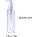 Bottle Dispenser 100ML Plastic Press Transparent Lotion Dispenser Bottle Cosmetic Containers for Travel Shower Gel Dispenser - Buy Online on GoSupps.com