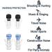High Fidelity Reusable Concert Ear Plugs - Noise Cancelling Hearing Protection with Aluminium Holder - Transparent Silicone Earplugs for Music Lovers - Buy Online on GoSupps.com