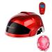 Laser therapy hair growth device Premium laser treatment hair loss promoting back growing hair laser gap laser hair therapy puts hair strength (red)