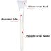 dijiusidy Brush Facial Mask Silicone White Professional Cutter-Type Brushes Cream Skin Foundation Tool Comfortable Beauty Tongue Shape - Buy Online on GoSupps.com
