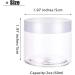 20 PCS 2oz White Wide-Mouth Empty Jars with Lids - Refillable Storage Containers for Cosmetics, Candy, Beads, Slime, Crafts, Creams & Gifts - Buy Online on GoSupps.com