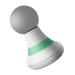 Hapinary 1PC Massage Instrument Massage device UsB muscle massage device Tool Small massage device body massager muscle massager Mini massage device Small massage device 11.5x7.5cm green