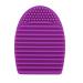 Silicone Cosmetic Brush Egg Cosmetic Clean Tools Silicone Makeup Brush Cleaner Makeup Brush Egg Purple