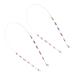 HOMSFOU 2pcs Mask Anti-drop Chain Shot Glasses Multipurpose Child Acrylic Glasses Frame