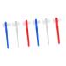 Beaupretty 6 STK toothbrush toothplease false teeth hard prosthesis prosthesis prosthesis cleaning device cleaning accessories mouth cleaner prosthesis brush detergent plastic multi -layer