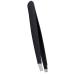 Buy Stainless Steel Eyebrow Hair Tweezers - 1Pc Black Slant Puller for Perfect Beauty & Makeup - Buy Online on GoSupps.com