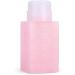 Empty Dispenser Pump Bottle Refillable Nail Art Polish Remover Press Bottle Lotion Makeup Removal Pump Press Bottle for Nail Salons Makeup Artists(Pink) - Buy Online on GoSupps.com