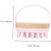 SESESFOUFU Shampoo Brush & Scalp Massager - Pink Scrubber for Hair Care & Peeling - 8.4x8x7.4cm | International Shipping Available - Buy Online on GoSupps.com