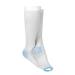 Compression socks 1 pair of graded support support stockings anti -trombo compression socks medical knee cups made of cotton open toe class 1 for edema white xxl