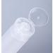 12 Pack Refillable Transparent Cosmetic Sample Bottles - 100ml Travel Makeup Containers with Hinged Lid - Perfect for Sample Storage - Buy Online on GoSupps.com