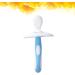 Minkissy Silicone Bristle Children's Toothbrush - Soft Baby Training Brush Set - Blue 1 Pack - Buy Online on GoSupps.com
