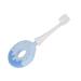 FOYTOKI Children's Toothbrush Toothbrush Silica Gel Cleaning Brush Portable Child Attachment For Children's Toothbrush 1 piece (1 pack) Blue