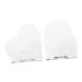 2pcs Handy Palette Nail Art Platte Mixing Tray Palette Makeup Eyeshadow Palette Makeup Tray Hand Makeup Palettes Nail Polish Pallet Heart Tray Paint Heart-Shaped Acrylic Acid Metal