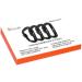 Favofit Locking Carabiner Clips 4 Pack - Heavy Duty 12KN Carabiners for Camping, Hiking, Outdoor & Gym - Small Black Carabiners for Dog Leash & Harness - Buy Online on GoSupps.com