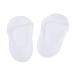 Crack Chapped Silicone Foot Chapped Gel Healing Heel Repair 1 Pair Dry Socks White L
