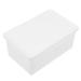 Didiseaon Box Sheet laundry storage box plastic drawers laundry powder bin washing powder Beads 16.8X11X7.5CM White