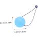 Anneome Fitness Equipment - Fingerboard Balls & Hand Exercise Balls for Wrist Strength | Gym Devices & Squeeze Toys (5.3cm Blue) - Buy Online on GoSupps.com