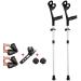 Forearm Crutches Adjustable Forearm Crutches - Lightweight Crutches with Open Cuff - Comfortable Wrist Handle Adjustable Standard and Tall Adults Lightweight Aluminum Lightweight Arm Crutch Journey