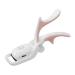 Heated Eyelash Curler USB Rechargeable Heated Eye Lash Curler With Comb 3 Heating Modes White