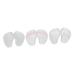 FRCOLOR 3 Pairs Gel Slipper Pads Metatarsal Foot Pad Metatarsal Insoles Gel Pads for Sandal High Heel Relief Insoles High Heel Insoles Thong Sandal Toe Metatarsalgia Pads Non-Slip Cushion