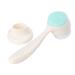 Housoutil 1pc Face Brush Body Face Exfoliator Brush Facial Brush Facial Cleaning Brush Face Cleansing Brush Synthetic Hair Brush Double Sided Fiber Skin Care Products White