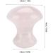 Buy Natural Rose Quartz Gua Sha Massage Tool | Facial & Body Scraping for Acupressure | International Shipping - Buy Online on GoSupps.com
