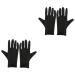 FOMIYES 24 Pairs Sleep Lotion Cotton Gloves for Dry Hands Industrial Spa Lotion Glove Cotton Protective Gloves Moisturizing Eczem Black Gloves Work Gloves Exam Women's Clothing Elastic