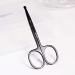 9CM Black Round Head Nose Hair Shaving Shaving Supplies and Accessories Hair Clipper Eyebrow Scissors Comb Eyelash Hair Trimmer - Buy Online on GoSupps.com