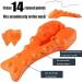 Trapezius Stretcher & Trigger Point Massager - Neck & Shoulder Relaxation Cushion (Orange) - Buy Online on GoSupps.com
