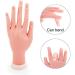 Flexible Nail Practice Hand with 100PCS Nail Tips & Tools - Ideal for Acrylic Nails & Manicure Training - Buy Online on GoSupps.com