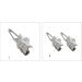 JSGHGDF Metallic Shape Hair Clip Spring Hair Clip for Woman Taking Photo Shopping Travel n-slip 1 pair - Buy Online on GoSupps.com